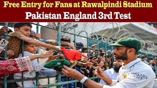 Free Entry for Fans at Rawalpindi Cricket Stadium [upl. by Clement958]