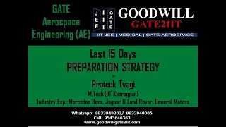 GATE AEROSPACE 2024  Preparation strategy for last days [upl. by Koball119]