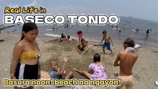 Baseco port area ManilaBasura noon Beach na ngayon Tondo manila [upl. by Engedi]