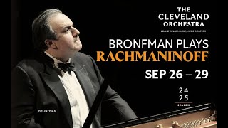 2425 Season  Bronfman Plays Rachmaninoff [upl. by Akirehs119]