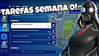 COMO CONCLUIR AS TAREFAS DA SEMANA 0 DA TEMPORADA REMIX DO CAPÍTULO 2  FORTNITE [upl. by Barnett]