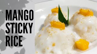 Mango Sticky Rice Recipe  Panlasang Pinoy [upl. by Kloman718]