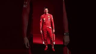 The 2024 ferrari race suits 👌 CharlesLeclerc CarlosSainz Ferrari [upl. by Llerrehs]