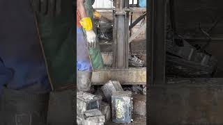 lead acid battery recycling plant costLead acid battery dismantlingLead battery recycling process [upl. by Rock]