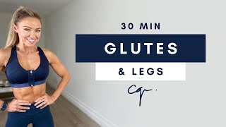 30 Min GLUTES amp LEG WORKOUT at Home  Ankle Weights Optional [upl. by Fritze]