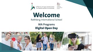 The Rothberg International School  MA programs [upl. by Adala40]