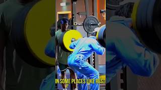 funny video 🤣 bodybuilder was totally shock viral shorts [upl. by Noicnecsa]