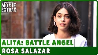 ALITA BATTLE ANGEL  Onset Interview with Rosa Salazar quotAlitaquot [upl. by Trevorr]