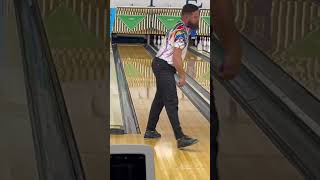 PBA Hitter shorts bowling a few shots from PBA regional in Fayetteville NC [upl. by Simson427]