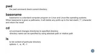 Linux for beginners  03 pwd basename cd ls cat touch [upl. by Pet]