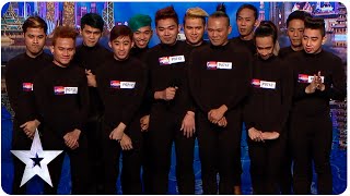 El Gamma Penumbra Earn Golden Buzzer From Anggun  Asia’s Got Talent Episode 4 [upl. by Favata]