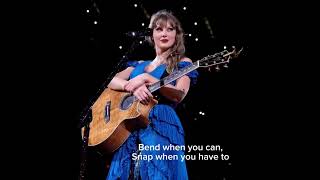 TS lyrics to LIVE BY taylorswift marjorie evermore erastour midnights speaknowtv [upl. by Guinna382]