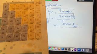 189 Comment calculer le degré de polymérisation exemple [upl. by Rotce]