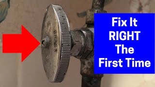 Leaky Water Valve  Easy Fix [upl. by Pittman139]