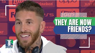 Sergio Ramos REVEALS his RELATIONSHIP with Lionel Messi at PSG after their LONG RIVALRY [upl. by Hsaka835]