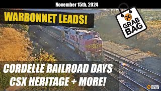 BNSF Warbonnet Leader Cordelle Railroad Days and More In This Grab Bag [upl. by Normalie]