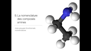 CHIMIE 11  Chimie organique PT 9 amines [upl. by Aillij]