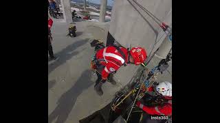 Training 3 for Rescue Great Day Rope Rescue Romania roperescue roperescueequipment [upl. by Anoiek]