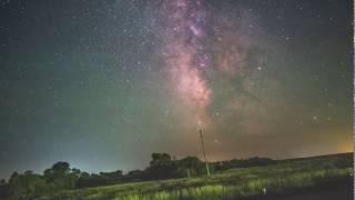 Rotazione terrestre Timelapse Via Lattea [upl. by Sheeran907]