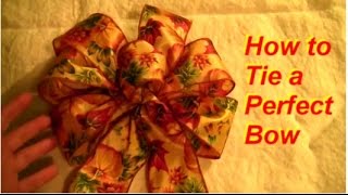 How to Tie a Perfect 6loop Bow [upl. by Radu]