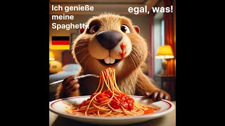 Ein kanadischer reisender Biber reist nach Rom um italienische Gerichte zu essenthe beaver German [upl. by Lib]