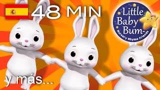 Los conejitos dormilones  Y muchas más canciones infantiles  ¡LittleBabyBum [upl. by Elda379]