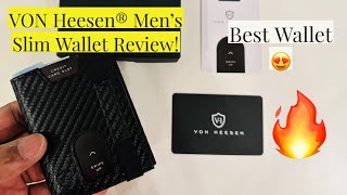 🔥Review VON Heesen® Men’s Slim Wallet with RFID Protection amp coin slotBest Wallet in Germany 🇩🇪 [upl. by Leff]