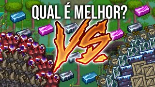 A Melhor Forma de Conseguir Minerios No Hardmode terraria tutorial [upl. by Nolyaj700]