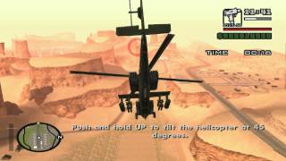 GTA San Andreas quotLearning to Fly  Helicopter Takeoffquot [upl. by Okram]