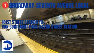 MTA Subway POV Walk  181st Street Station To Van Cortlandt Park242nd Street Station [upl. by Lesslie320]