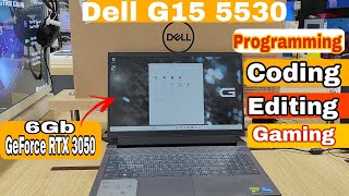 Dell G15 5530 gaming laptop intel i513450HX  Dell g15 5530 13thGen Dell g15 5530 Review Kannada [upl. by Jemena]