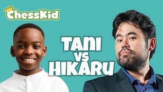 Tani Adewumi vs Hikaru Nakamura  ChessKid [upl. by Rtoip]