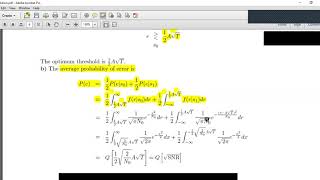 Lecture 8 Part 2 Problems and solutions on Correlator and Matched Filter type Demodulator [upl. by Mraz244]