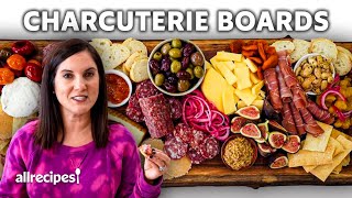 How to Make 3 Different Charcuterie Boards  Allrecipes [upl. by Hafler]