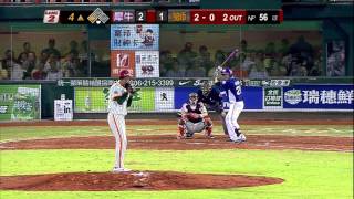 20131027 CPBL 犀牛VS獅 [upl. by Haeel]