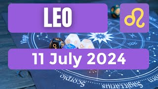 Leo horoscope  Leo Horoscope for Today 11 July 2024 [upl. by Laing]