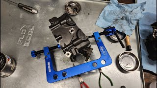 SV650  Valve Removal [upl. by Luahs]