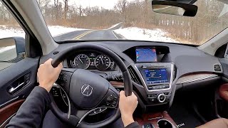 2020 Acura MDX AWD Advance Package  POV Driving Impressions [upl. by Issor995]