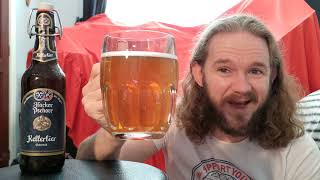 Beer Review 3244 HackerPshorr Brauerei  Kellerbier Germany Beer CraftBeer [upl. by Dorey]