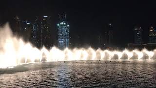 Dubai Fountain  Ensan Aktar  Abdul Majeed Abdullah 2822018 [upl. by Veron]