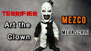 Mezco MDS Mega Scale Terrifier Art the Clown with Sound Review [upl. by Eelano]