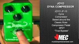 JOYO JF10 Dyna Compressor DEMO [upl. by Ailelc667]