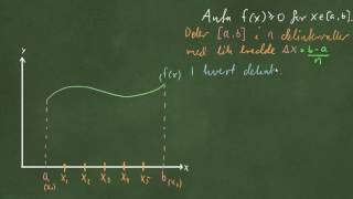 Bestemt integrasjon  del 1  Riemannsummen [upl. by Amora812]