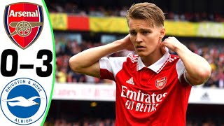 Arsenal vs Brighton 03  Goals and Highlights 14052023 🤯 THE END 🏆 [upl. by Sleinad]