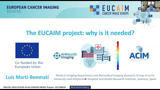 591 Proyecto EUCAIM y Estrategia de IA en Imagen Oncológica [upl. by Omer]