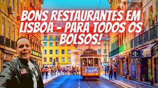 6 Dicas de Restaurantes em Lisboa [upl. by Tezile]