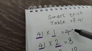 Table of 41  41 ka Table  41 ka Pahada  Multiplication Table Forty One  English me 41 ka Pahada [upl. by Anelrad]