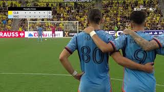 Penalty Shootout  Columbus Crew vs New York City FC  Leagues Cup  August 17 2024 [upl. by Millford]