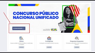 Concurso Nacional Unificado CNU Como fazer a Inscrição Passo a Passo [upl. by Barrow342]