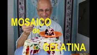 GELATINA RÁPIDA E FÁCIL MOSAICO DE GELATINA – SOBREMESA DELICIOSA [upl. by Borek871]